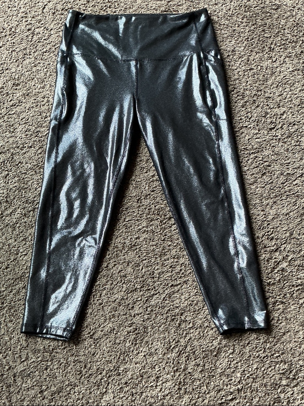 DSG Shiny Black High-Waist Leggings